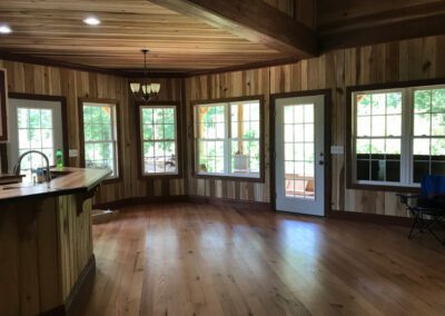 AA Farms & Sawmill | Canon, GA | interior shot of our work, kitchen and living